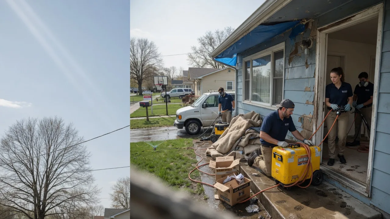 Basement Flood Cleanup in Herndon, PA near me